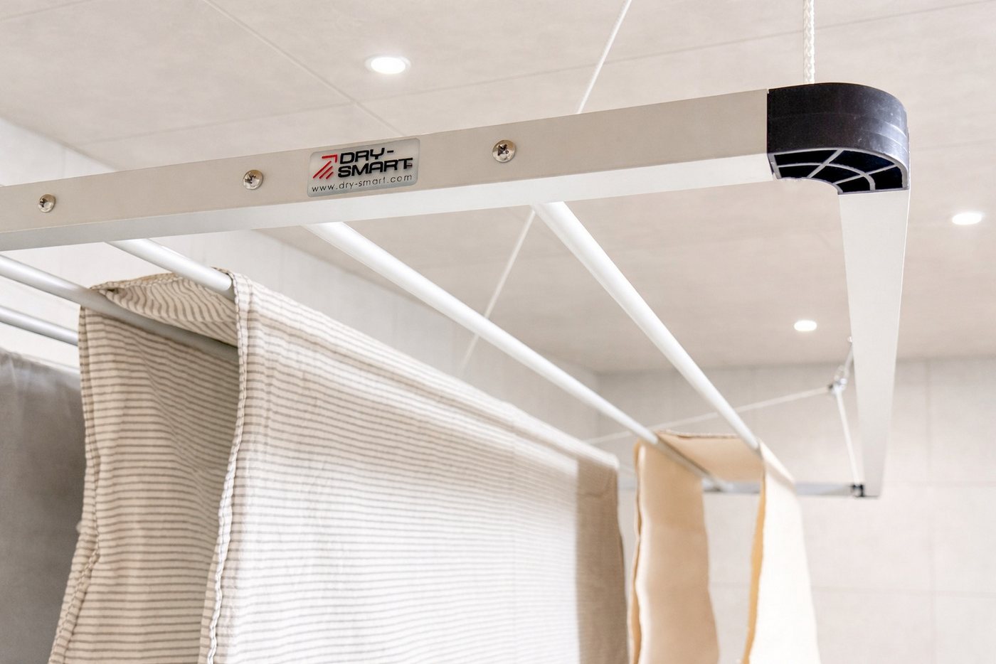 DRY-SMART Deckenwäschetrockner LIFT, Rostfrei, Platzsparend, Leicht – Bild 4 von 5