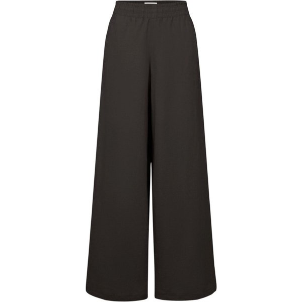 Drykorn Stoffhose schwarz,Casual,Leinen,Unifarben,Wide Leg,Niedrig