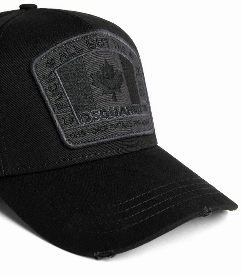 Dsquared2 Baseball Cap F*ck Flag Basecap Cap Logo Icon Mütze Basebalkappe Destroyed-Details für einen trendigen Look – Bild 5 von 5