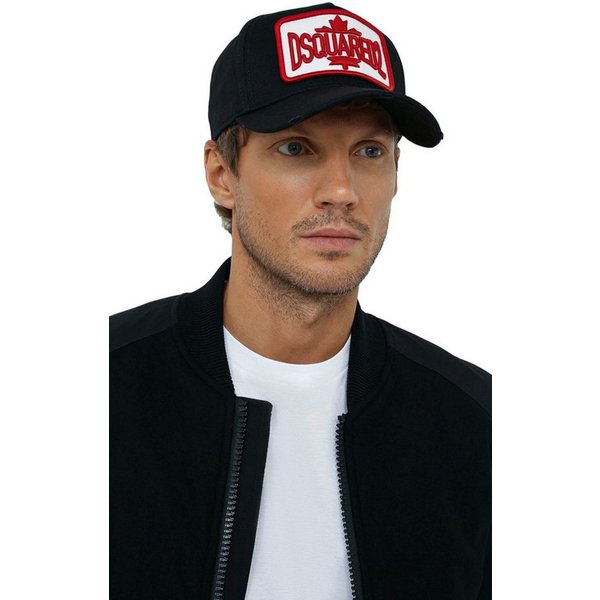 Dsquared2 Baseball Cap Family Business Baseballcap Icon Baseball Kappe Unisex goldfarbenen Stickerei „FAMILY BUSINESS