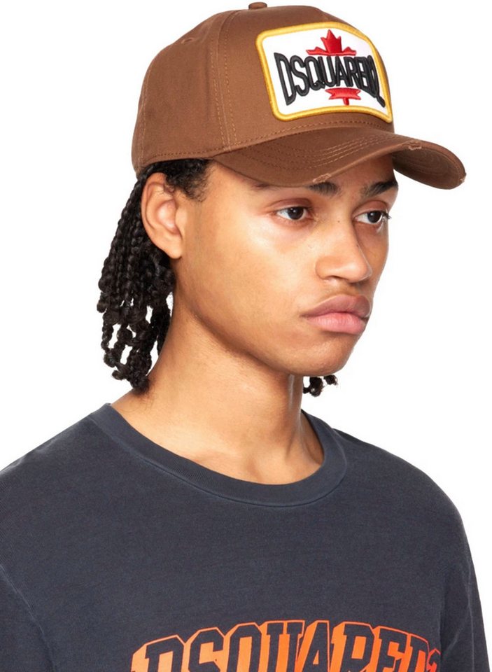 Dsquared2 Baseball Cap Family Business Baseballcap Icon Baseball Kappe Unisex goldfarbenen Stickerei „FAMILY BUSINESS – Bild 5 von 5
