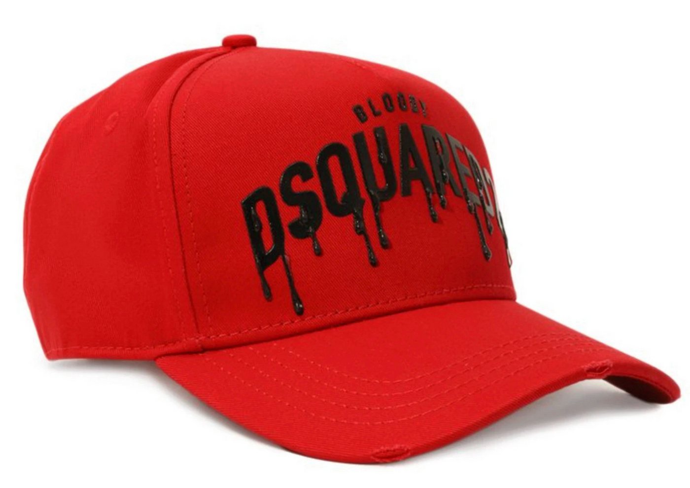 Dsquared2 Baseball Cap Halloween Horror Academy Limited Cap Mütze Basebalkappe Frontprint im tropfenden Blood-Design – Bild 5 von 5