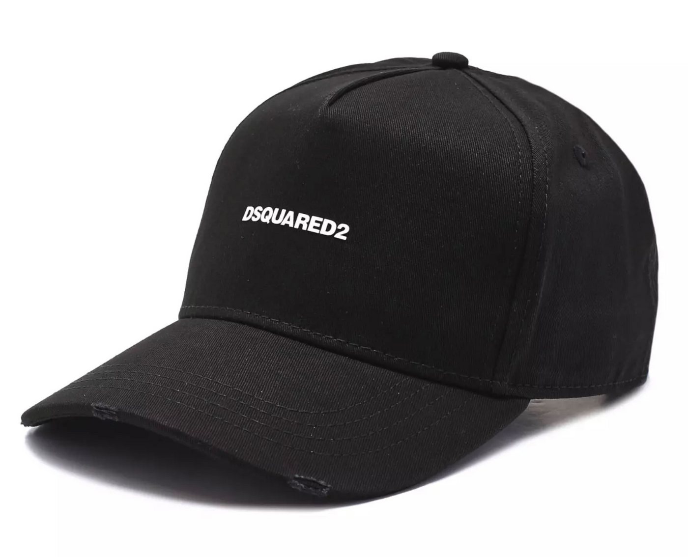 Dsquared2 Baseball Cap Mini Logo Icon Kappe Mütze Cap Basebalkappe Destroyed-Details für einen authentischen Used-Look – Bild 3 von 5