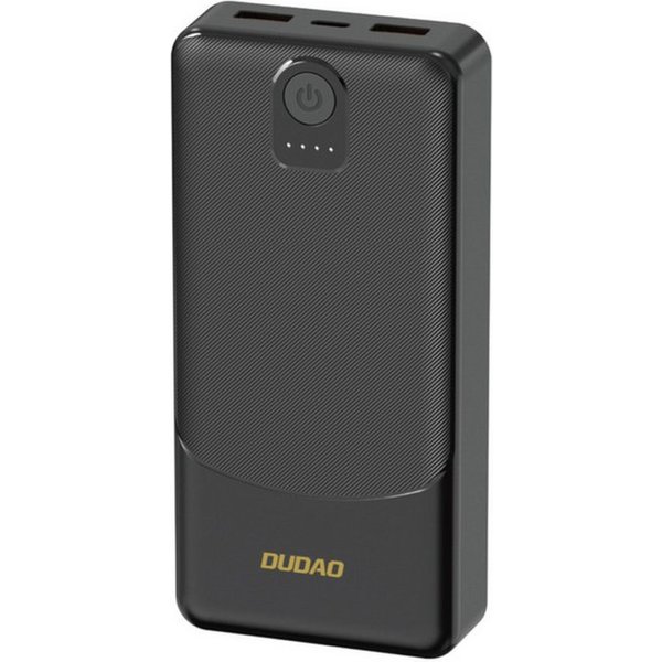 Dudao K10 Powerbank 10000 mAh (5 V), Kompakte 10000 mAh Powerbank mit 2 USB-A und LED-Anzeige