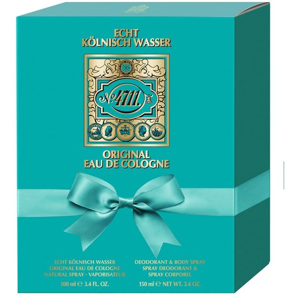 4711 Duft-Set 4711 Echt Kölnisch Wasser Duo Set (EdC 100 ml/ Deo 150 ml), 2-tlg.