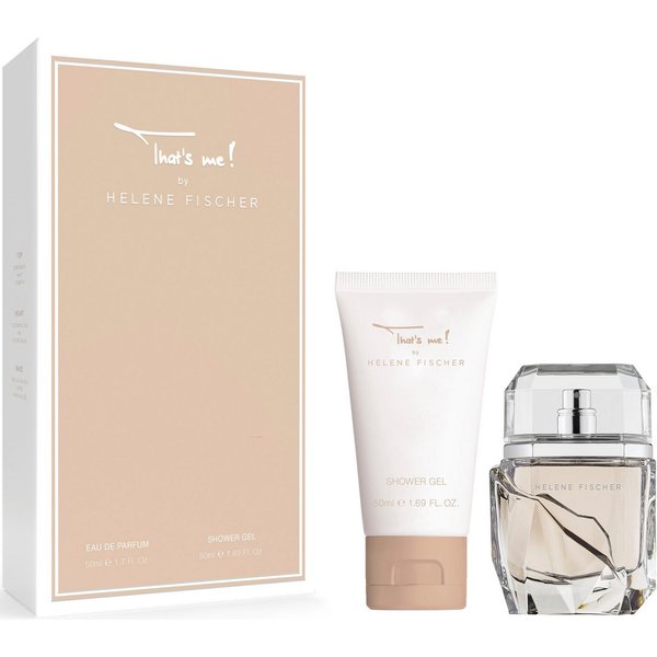 HELENE FISCHER Duft-Set Helene Fischer That's Me! Set 50ml + 50ml Shower Gel, 2-tlg., Blumig-fruchtiges Set mit Pfirsich, Lotus, Rose, Freesie und Vanille.