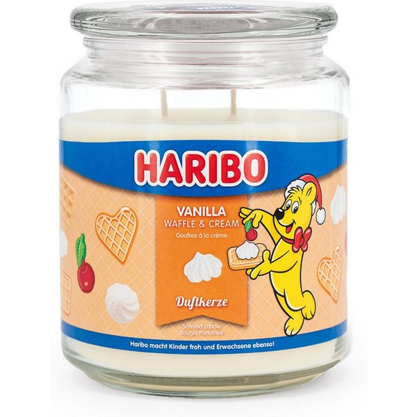 HARIBO Duftkerze Haribo™ (1-tlg), Vanilla Waffle Cream
