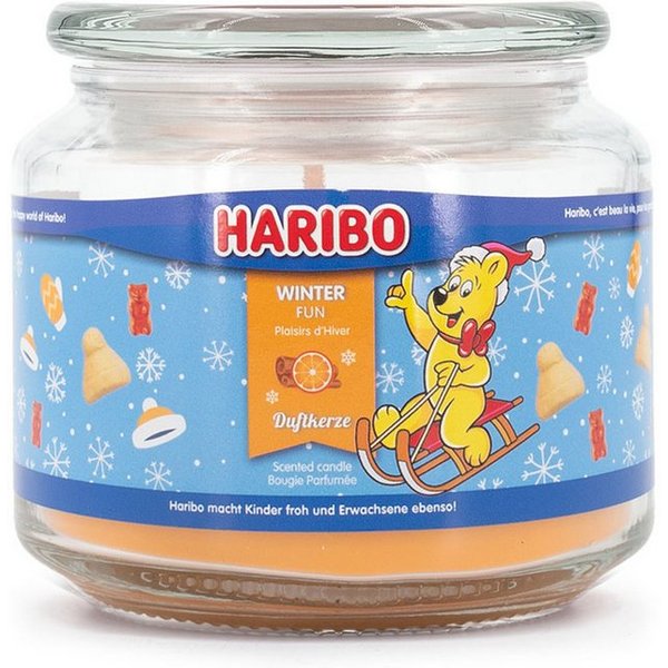 HARIBO Duftkerze Haribo™ Duftkerzen 300g Glas (1-tlg), Winter Fun