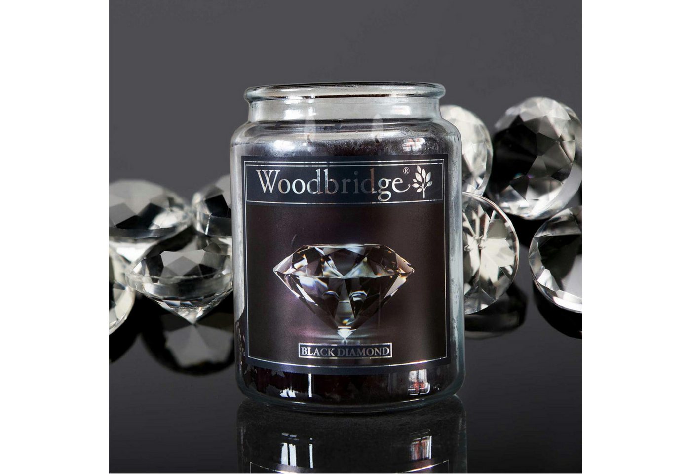 Woodbridge Duftkerze Woodbridge 130 Std (1-tlg), Black Diamond – Bild 2 von 3