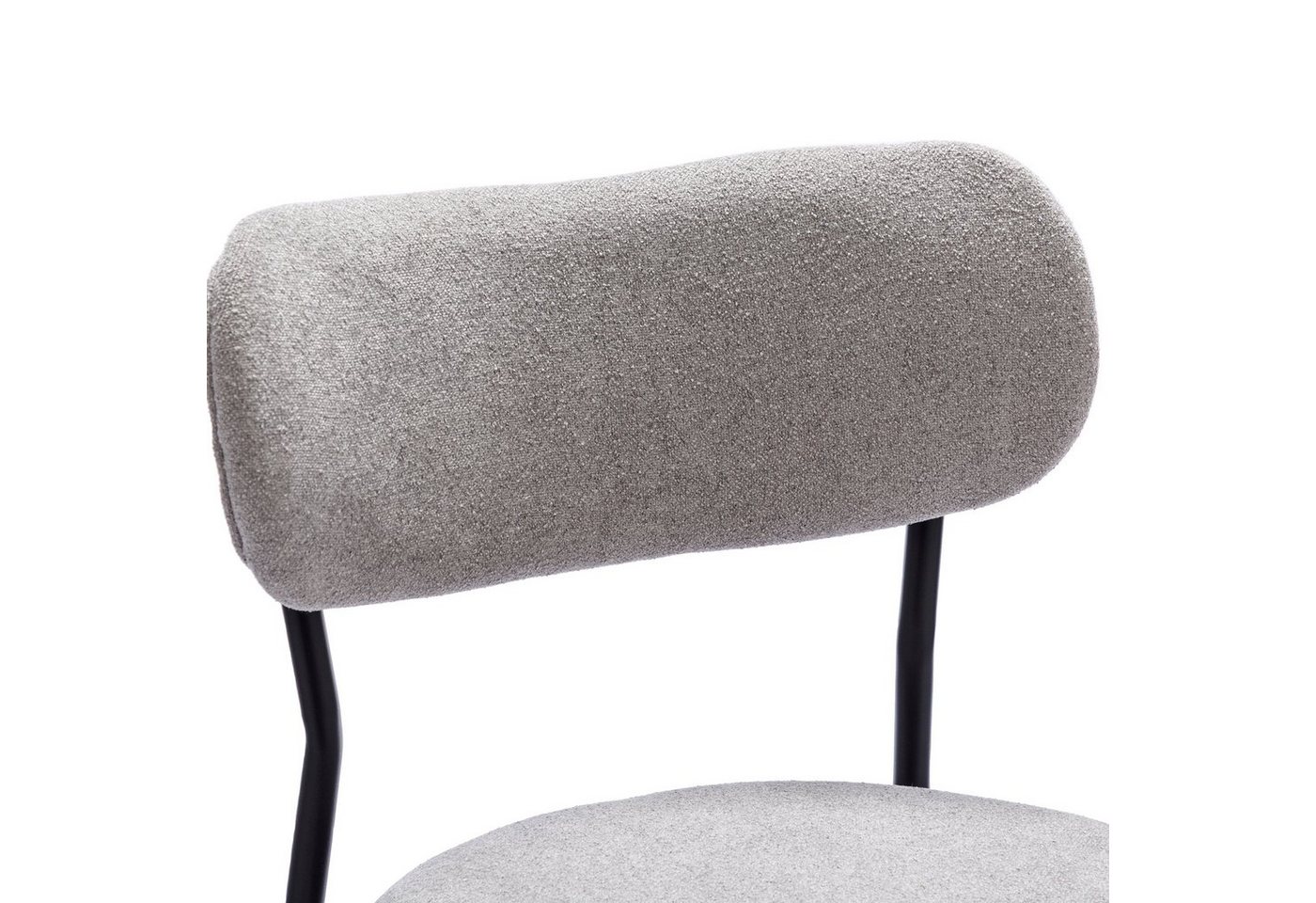 Duhome Barhocker (5411A1), Barstuhl 2er Set Tresenhocker Küchenhocker aus Schlingenstoff – Bild 3 von 5