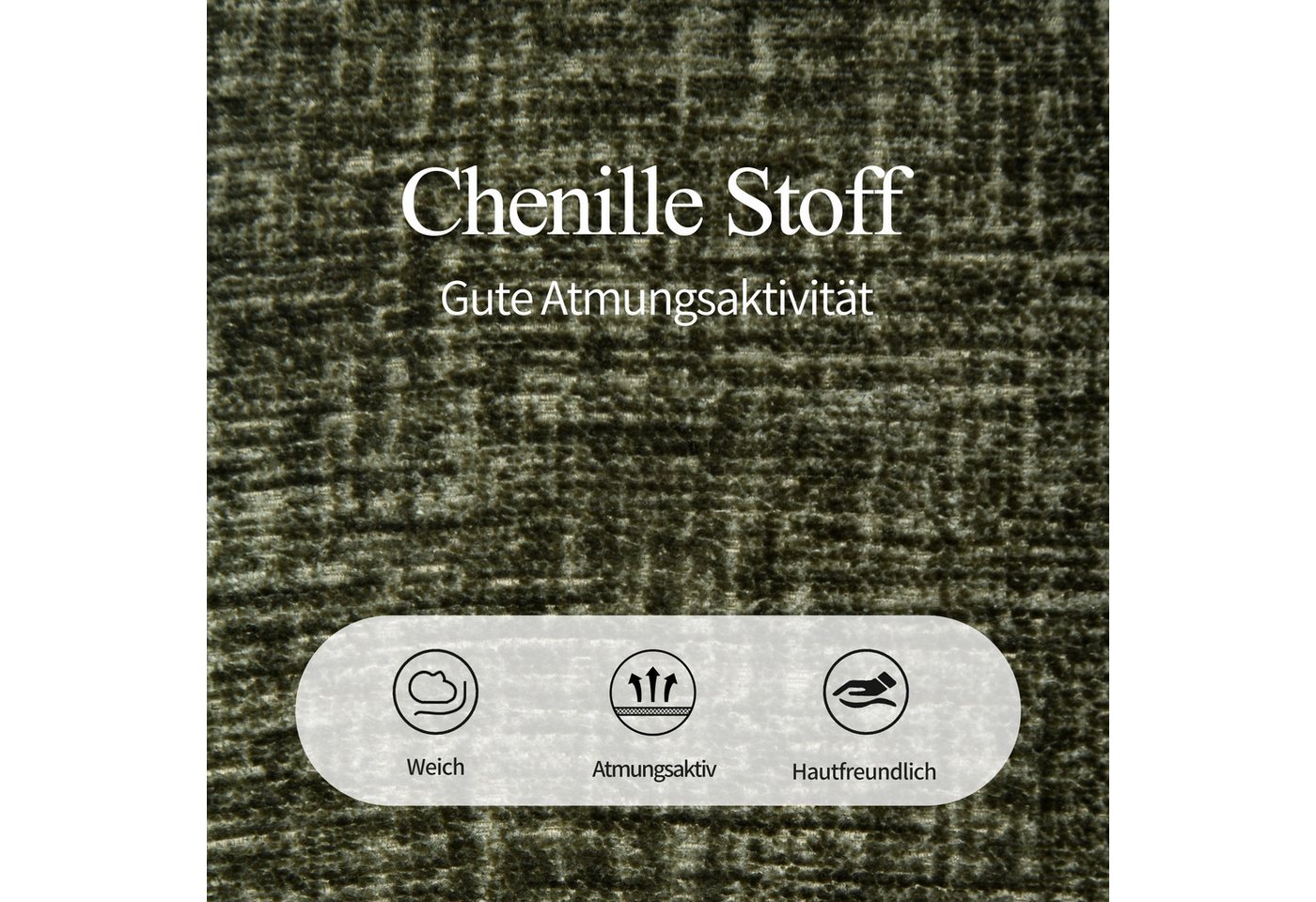 Duhome Esszimmerstuhl (7186A1), 360-Grad-Drehstuhl, Kegeldesign Polsterstuhl – Bild 4 von 5