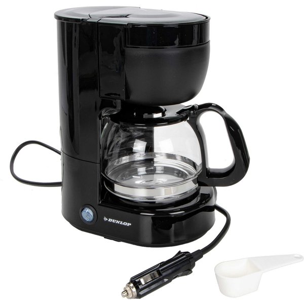 Dunlop Filterkaffeemaschine LKW Kaffeemaschine, Dauerfilter, 24 Volt Kaffeemaschine für LKW Wohnmobil