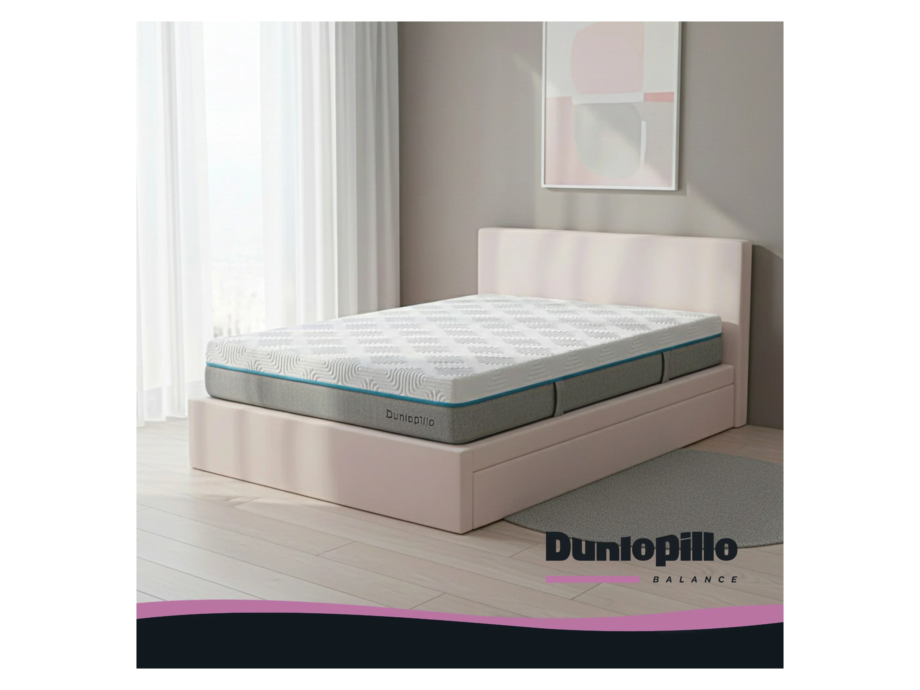 DUNLOPILLO BALANCE T 1.000 (H3, 120 x 200 x 23 cm) – Bild 2 von 4