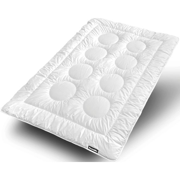 Dunlopillo Baumwollbettdecke Fusion, Bettdecken für Sommer und Winter, Füllung: Polyester, Bezug: 100% Baumwolle, Bettdecke 135x200 cm, 155x220 cm, Dunlofill® H