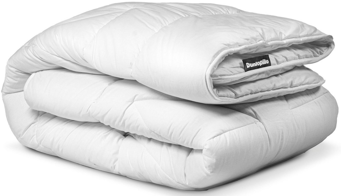 Dunlopillo Baumwollbettdecke Life, Bettdecken für Sommer und Winter, Füllung: Polyester, Bezug: 100% Baumwolle, Bettdecke 135x200 cm, 155x220 cm, Aqua-Clean-Gew – Bild 4 von 5