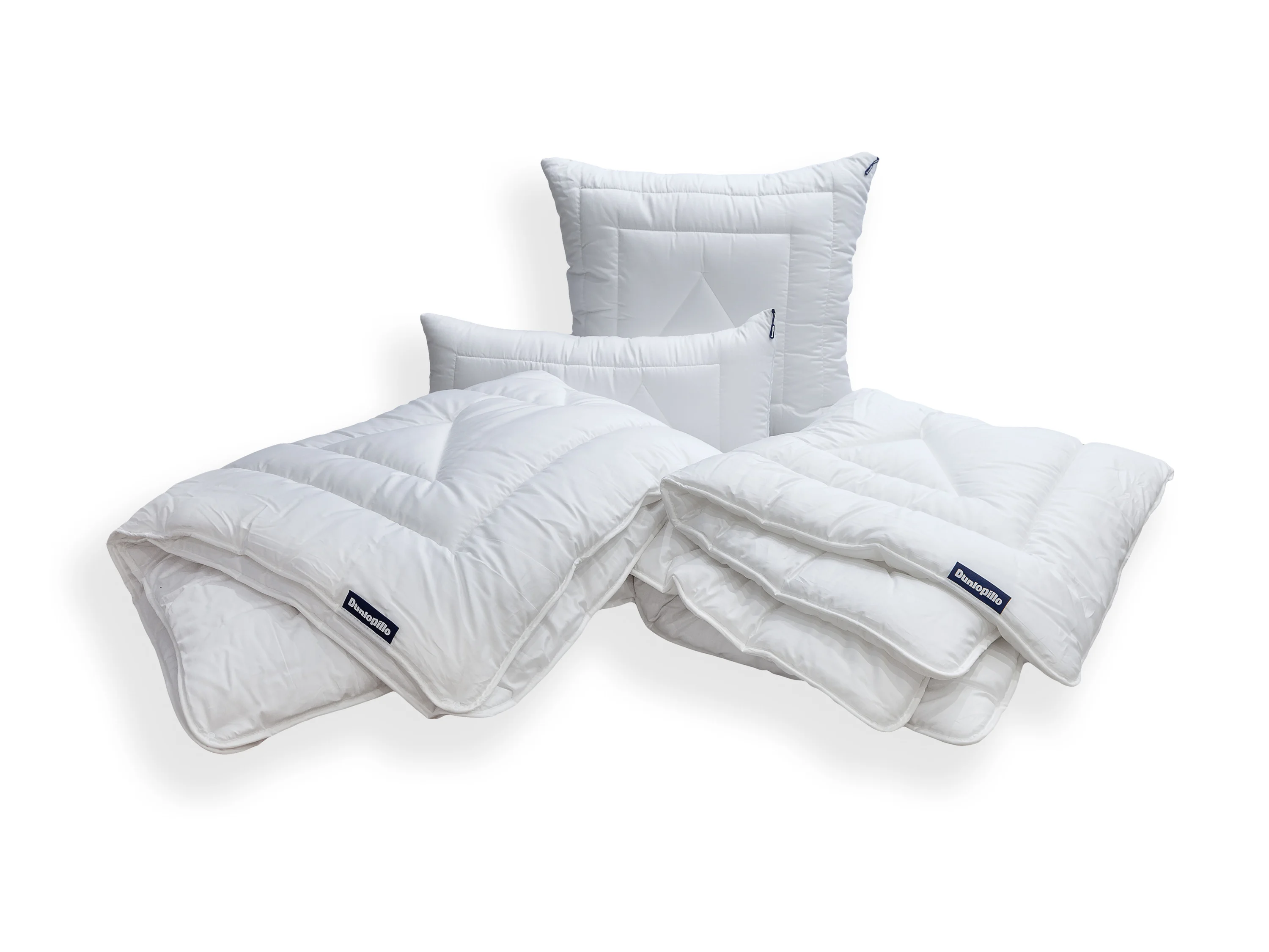 Dunlopillo Baumwollbettdecke Life, Bettdecken für Sommer und Winter, Füllung: Polyester, Bezug: 100% Baumwolle, Bettdecke 135x200 cm, 155x220 cm, Aqua-Clean-Gew – Bild 3 von 4
