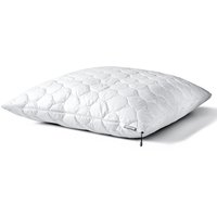 Dunlopillo Baumwollkissen Fusion 40x80 oder 80x80 cm, luftdurchlässig, Climate-Control-Bezug, Füllung: Polyester, Bezug: 100% Baumwolle, Seitenschläfer, Bauchsc
