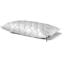 Dunlopillo Baumwollkissen Fusion 40x80 oder 80x80 cm, luftdurchlässig, Climate-Control-Bezug, Füllung: Polyester, Bezug: 100% Baumwolle, Seitenschläfer, Bauchsc