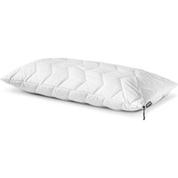 Dunlopillo Baumwollkissen Life 40x80 oder 80x80 cm, Dunlofill® Vital High-Tech-Faserbällchen, Füllung: Polyester, Bezug: 100% Baumwolle, Seitenschläfer, Bauchsc