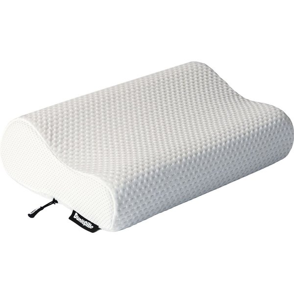 Dunlopillo Nackenstützkissen Home, Nackenstützkissen aus Viskoschaum 30x50 cm, Füllung: 100% Polyurethan, Bezug: 98% Polyester, 2% Elasthan, Seitenschläfer, Bau