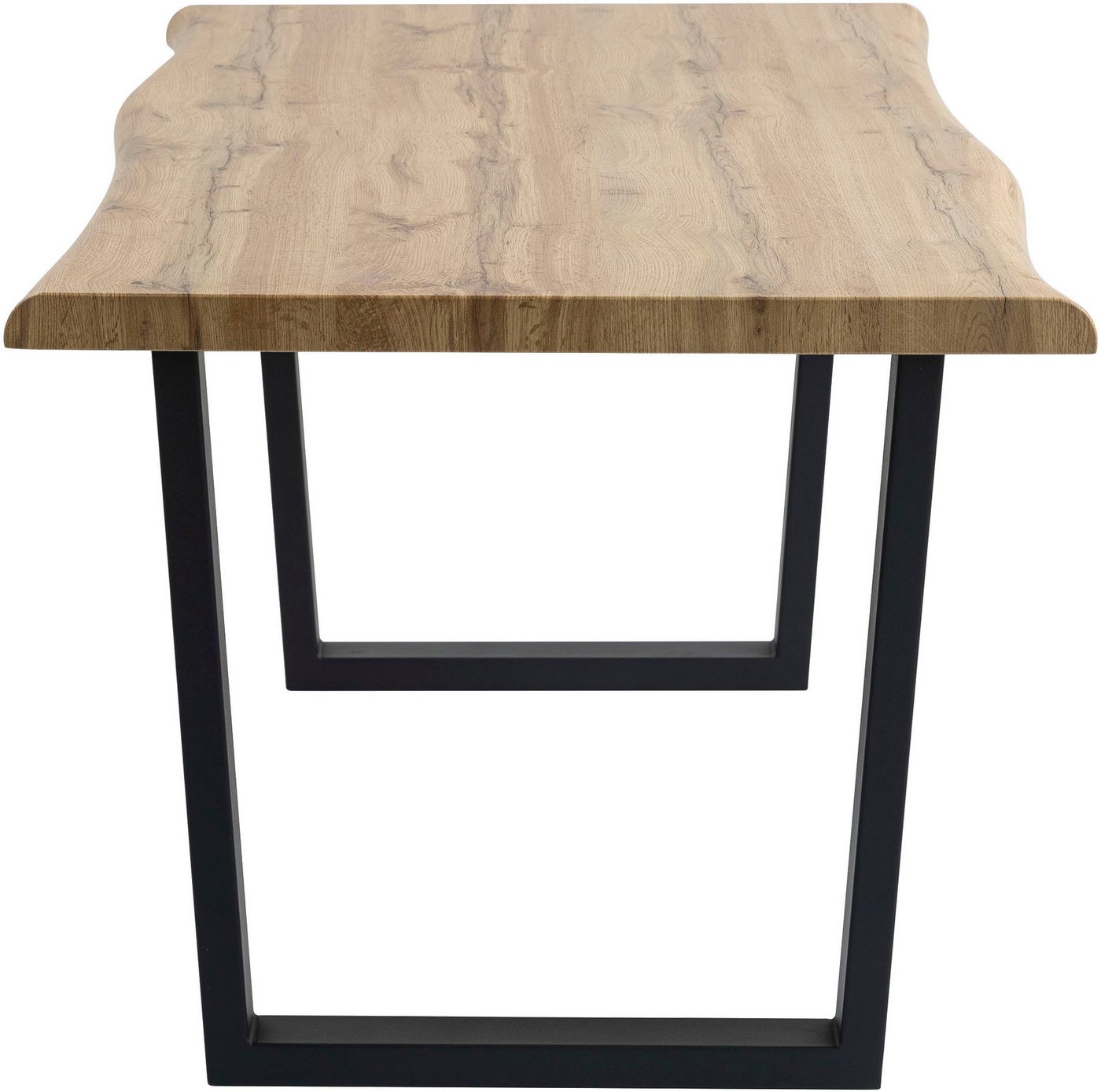 Duo Collection Baumkantentisch Tisch Thea, Massives Kufengestell aus Metall, Belastbarkeit bis 100 kg – Bild 5 von 5