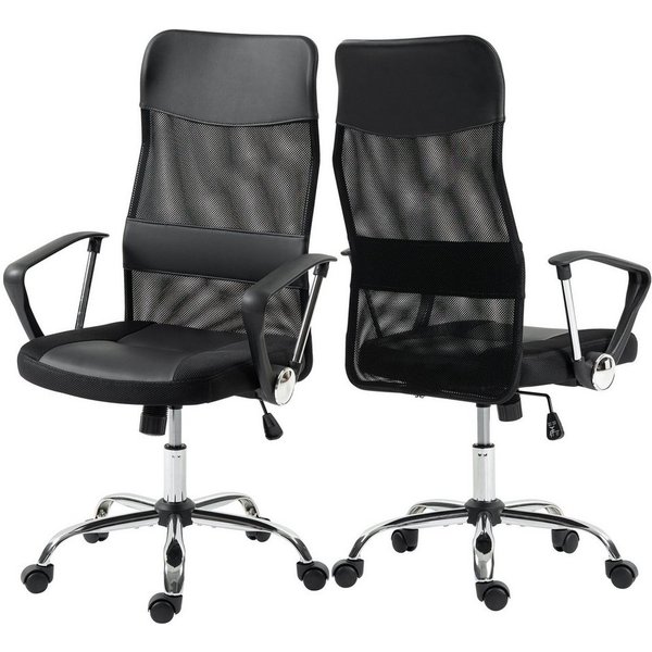 Duo Collection Bürostuhl Regensburg, mit verchromten Fußkreuz, Chefsessel