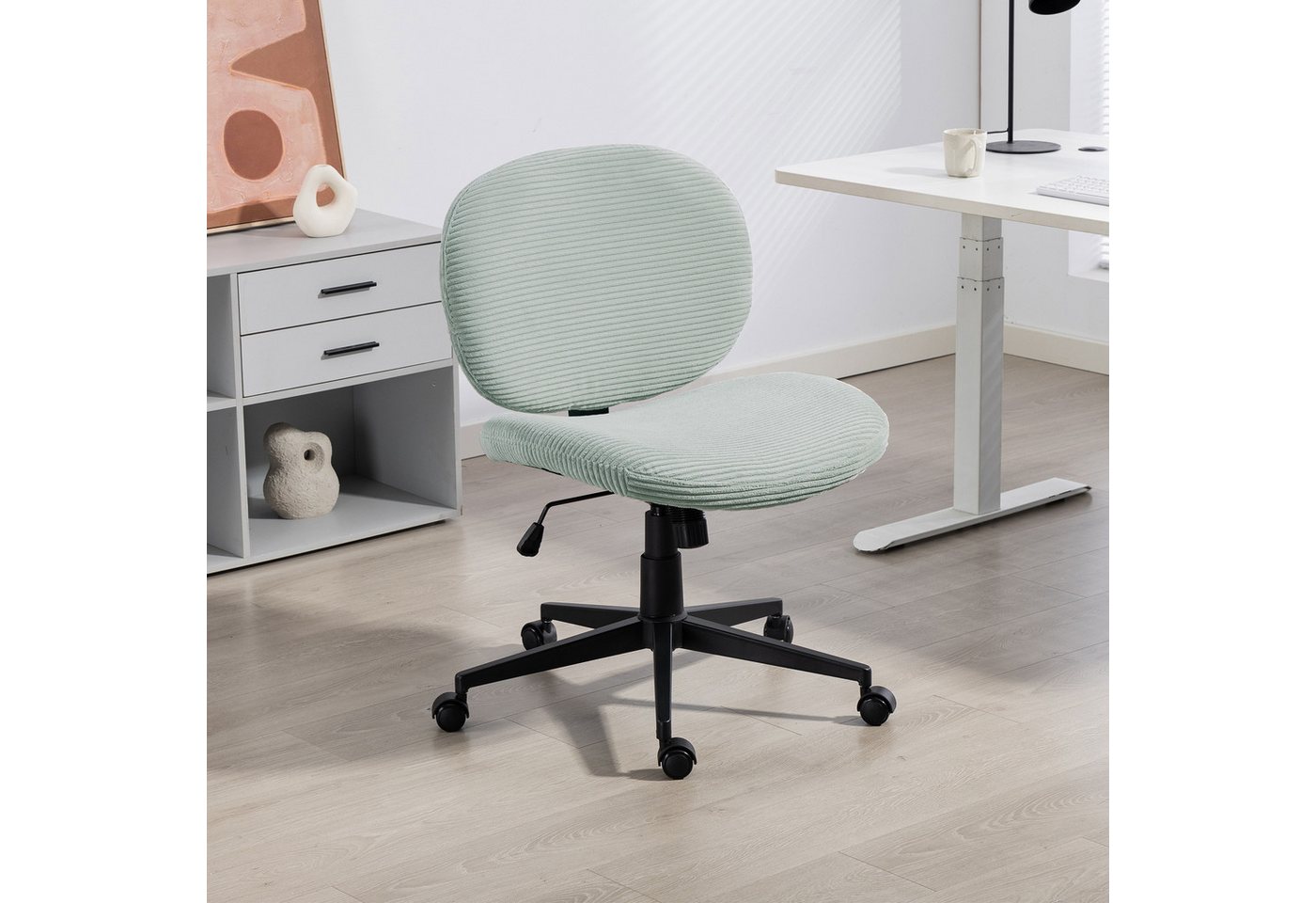 Duo Collection Drehstuhl Tilo (1 St), Sitzhöhenverstellung, Wippmechanik, Sicherheitsdoppelrollen – Bild 2 von 5