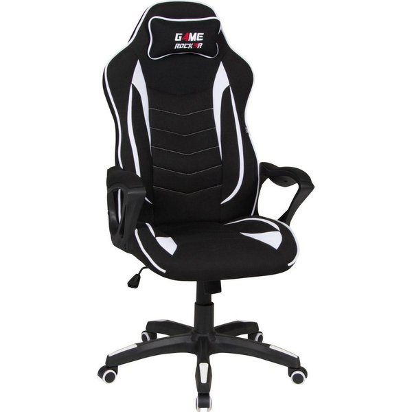 Duo Collection Gaming-Stuhl Game-Rocker R-10, komfortabler Bürostuhl mit Nackenkissen & Drehfunktion