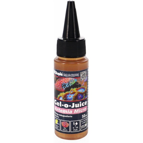 Dupla Marin Gel-o-Juice Artemia micro, 50 ml, Flüssigfutter für Aquarienfische, Hauptfutter für: Fische