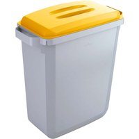 DURABLE Mülleimer 'Durabin 60' 60 l, mit gelbem Deckel