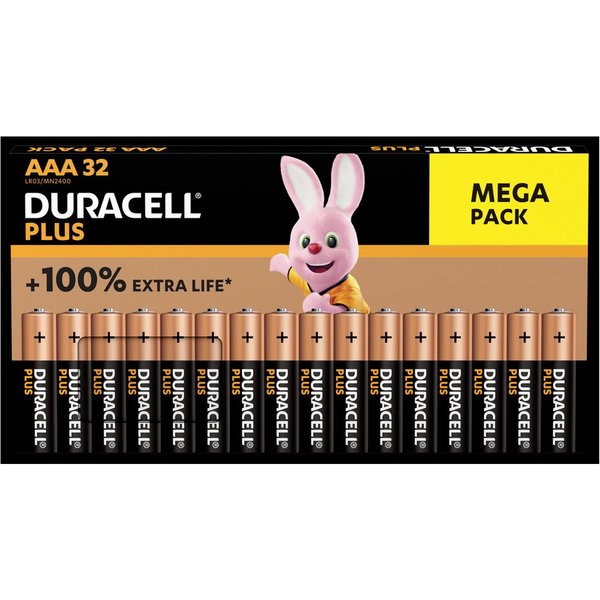 Duracell MN2400 Plus Micro Batterie Plus-AAA BP32 Batterie