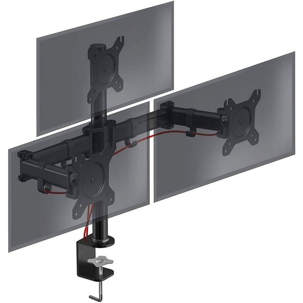 Duronic Monitorständer, (DM253 Monitorarm, Monitor Halterung 3 Bildschirme bis 27" Zoll)