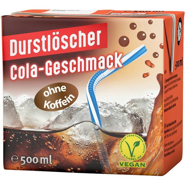 DURSTLOESCHER Softgetränk, Durstlöscher Cola die leckere Erfrischung für zwischendurch 500ml