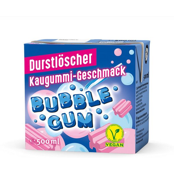 DURSTLOESCHER Softgetränk, Durstlöscher Bubble Gum spannende Kombination super erfrischend 500ml