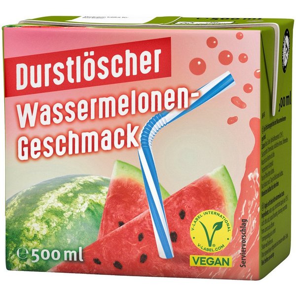 DURSTLOESCHER Softgetränk, Durstlöscher Wassermelone Fruchtsafterfrischungsgetränk 500 ml