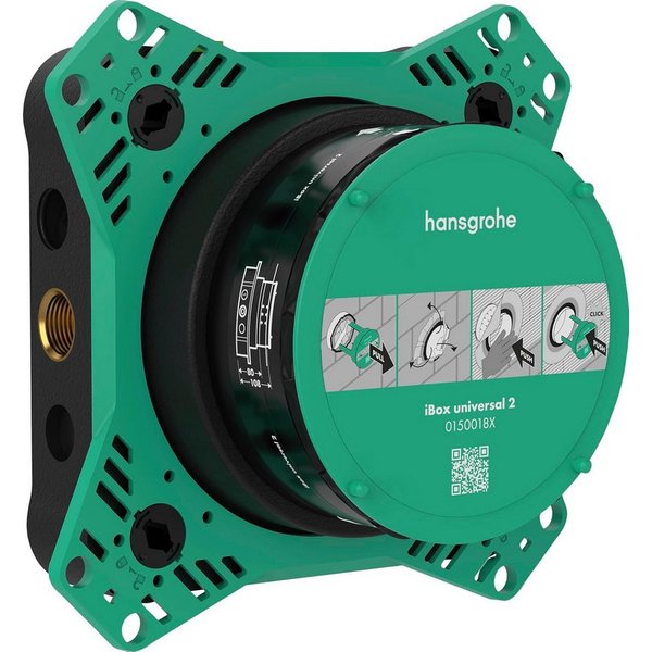 hansgrohe Duscharmatur Hansgrohe IBOX 2 universal Grundkörper (passend für alle neuen Brausen-, Wannen- und Thermostat-Fertigsets Unterputz (ShowerSelect Comfor