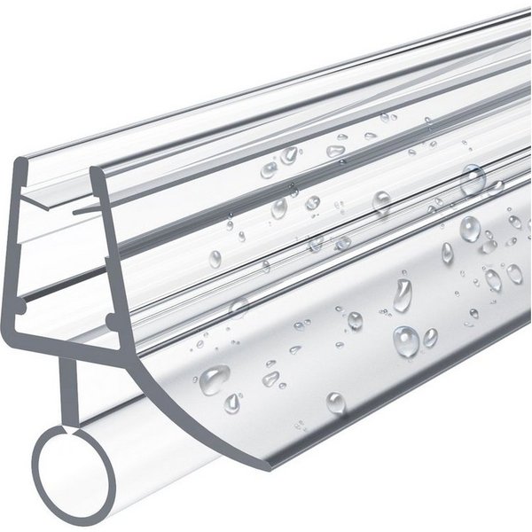 EMKE Duschdichtung EMKE Ersatzdichtung Wasserabweiser Duschdichtung, L: 60 cm, Schwallschutz Duschkabine, Abdichtung für Ihre Duschtür