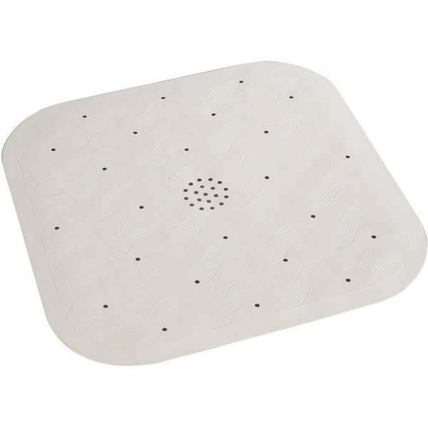 WENKO Duschmatte WENKO Duscheinlage Natur-Kautschuk, Höhe 2 mm, für Badezimmer geeignet, angenehme Trittkomfort, quadratisch, Badematte