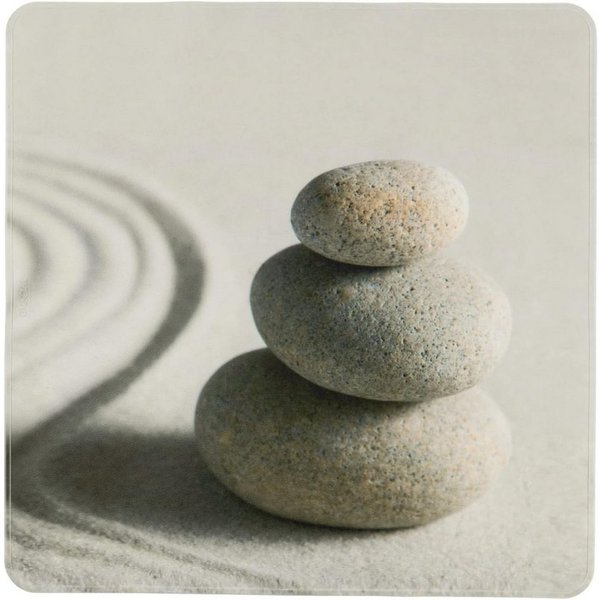 WENKO Duschmatte WENKO Duscheinlage Sand and Stone