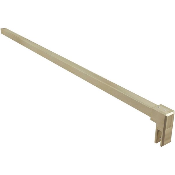 Duschparadies Duschwand-Stabilisationsstange 45-140cm Duschwand/Duschtür Gold Stabilstange Stabilisationsstange, (Set)