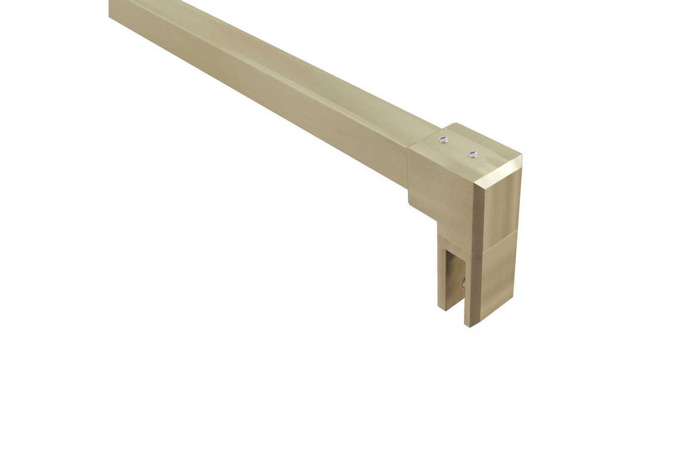 Duschparadies Duschwand-Stabilisationsstange 45-140cm Duschwand/Duschtür Gold Stabilstange Stabilisationsstange, (Set) – Bild 4 von 4