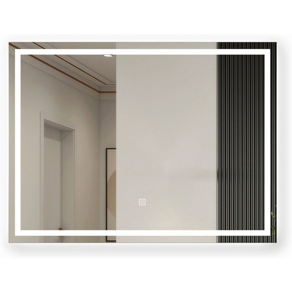 duschspa Badspiegel 50-160 cm Touch LED Spiegel, Beschlagfrei