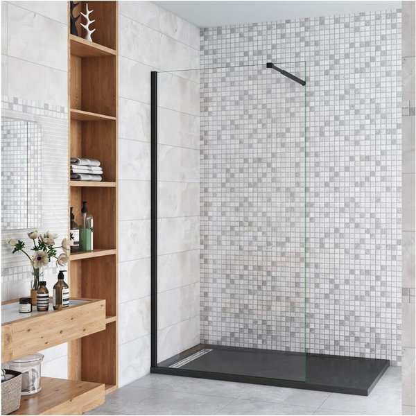 duschspa Duschwand 30-160cm Glaswand Duschwand Walk in Dusche Duschtrennwand Nano Glas, Einscheibensicherheitsglas, Sicherheitsglas, (Set), Nano Glas