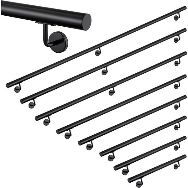 duschspa Treppengeländer Wandhandlauf Edelstahl Treppengeländer 80–240cm Handlauf Innen & Außen, 100 cm Länge, ist rostfrei