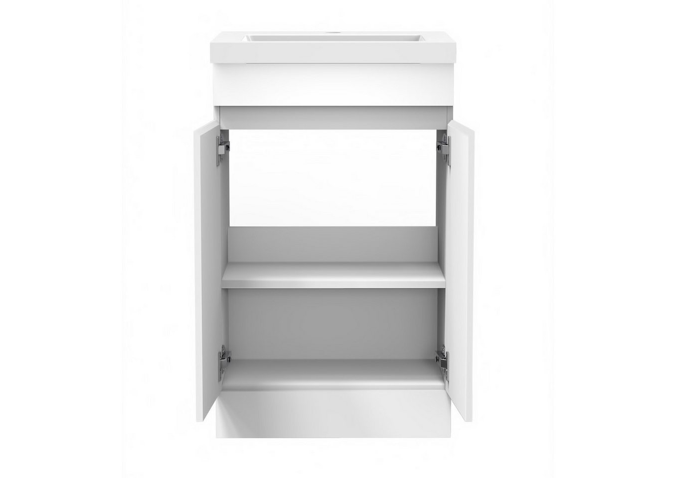duschspa Waschtisch Badmöbel 50 cm Waschbecken mit Unterschrank, Standschrank – Bild 3 von 5