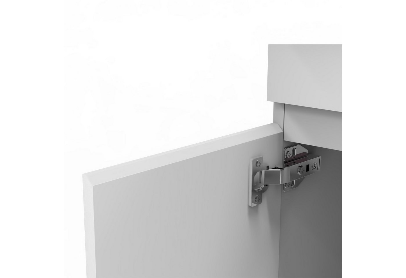 duschspa Waschtisch Badmöbel 50 cm Waschbecken mit Unterschrank, Standschrank – Bild 4 von 5