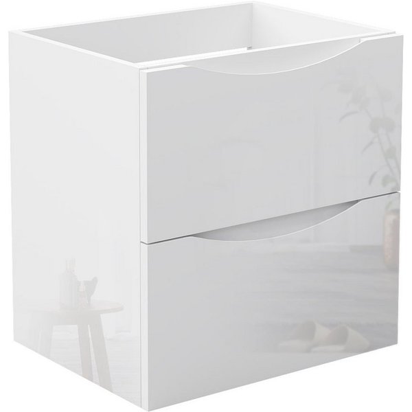 duschspa Waschtisch Unterschrank Waschtischunterschrank Waschbeckenunterschrank Badschrank, 50-120cm Hängeschrank, Matt / Hochglanz
