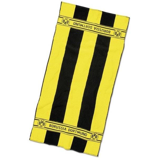 BVB Duschtuch BVB-Duschtuch mit Blockstreifen, Baumwolle (Packung, 1-St), Blockstreifen