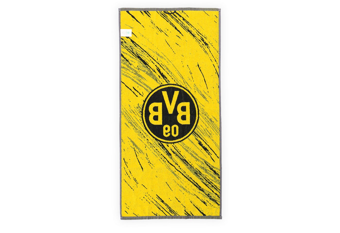BVB Duschtuch BVB Duschtuch Tricolor 70 x 140cm, Baumwolle (Packung, 1-St), Mit BVB-Emblem – Bild 3 von 5