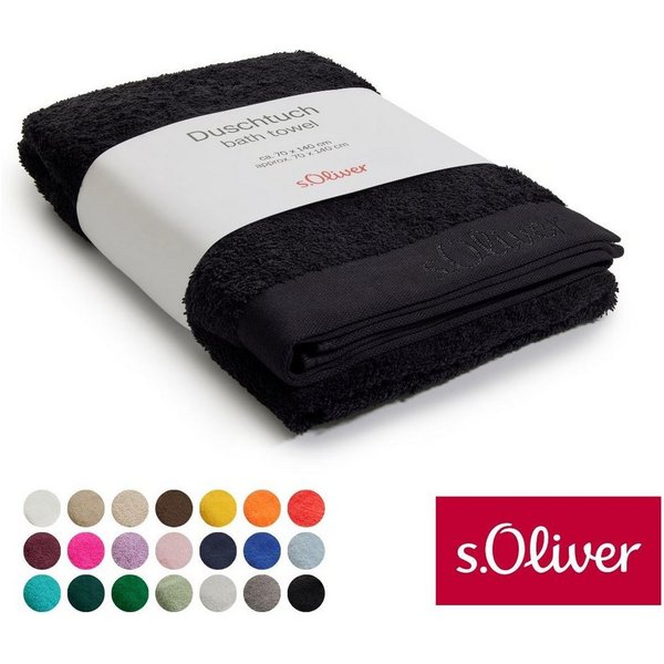 s.Oliver Duschtuch s.Oliver, Premium Qualität, 600 gr/m², auch als Sets erhältlich, Walkfrottier (1-St), große Farbauswahl, auch als Handtuch, Waschhandschuh, G